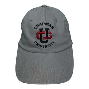 Chapman University Orange, California Gray Logo Strapback Cap Hat